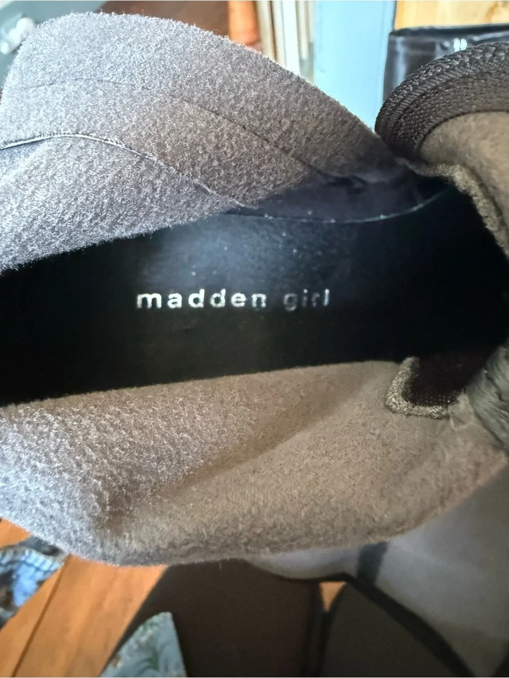 Madden Girl Black Over-the-Knee Platform Block Heel Boots